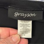 Grayson black jumpsuit with a side tie waist. Classic Business Attire Career Photo 10