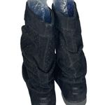 Toms  Serra perforated slouch boot in black suede HIGH ANKLE PULL ON Posh Sho Photo 6