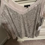 1. State NWT  Midnight Garden Champagne Tank Photo 2