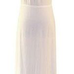 Reformation  Evelyn Dress Maxi Gown Ivory Chiffon One Shoulder Asymmetrical 8 NWT Photo 1