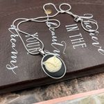 Owl Cameo Necklace Stainless Steel Pendant Black White 20” Photo 7