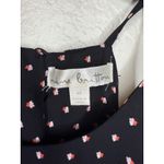 Nine Britton Women's Black Sleeveless Halter Top Pink Floral Dots Size M Photo 3