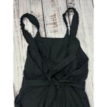 Rue Stiic Linen Blend Black Costella Overalls Jumpsuit‎ Sz M Size M Photo 2