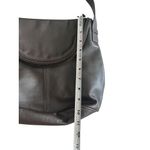 HYPE Brown Leather Zip Satchel Crossbody Bag Photo 9