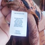 Leith  Nordstrom Rack Floral Autumn Rust Belle Sleeve Wrap Dress Photo 9