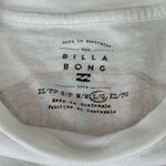 Billabong Dream All Day T-Shirt White Graphic Crop Top L Photo 7