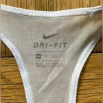 Nike Dri-Fit white loose-fitting tank/singlet Sz XS EUD low/open back racerback Photo 1