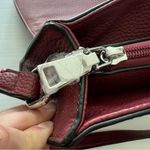 Black Rivet Saddle crossbody bag with silver chain link Photo 5