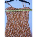 Princess Polly  orange and white floral mini dress. Size 2 Photo 5