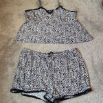 Rene Rofe Leopard Cami & Shorts Pajama Set SIZE 2X Photo 0
