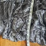 Mix Nouveau Gray Beaded Velvet Midi Skirt Size XL Photo 3