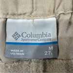 Columbia  Linen Blend Drawstring Cropped Pants Women’s Medium/27L Khaki Beige Photo 5