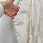 American Eagle  White Cream Jumpsuit Sleeveless Belted Pockets One‎ Piece Romper Photo 3