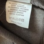 Brunello Cucinelli  Skirt Cotton Stretch Brown Womens 4 Asymmetrical Rouched Photo 5