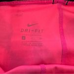 Nike  Pro Leggings Womens Neon Pink S Multi Color Dri-Fit Photo 3