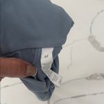 Gray Twist Detail Sports Bra with Racerback Size M Photo 2