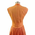 Reiss  Nerissa Dress Apricot Lace Orange Sleeveless Fit & Flare Cocktail 6 NWT Photo 7