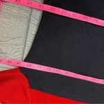 St. John VINTAGE  color block long sleeve knit Mini dress red black sz 6 Photo 4