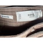 Mango Women’s Sz 4 Catherine Culotte High-Rise Jeans Brown Photo 2