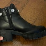 Black Combat Boots Women Size 7 Photo 2