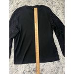Talbots Lace Poet Sleeve Sweater Black Size XL Photo 7