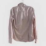 Loro Piana Button Up Shirt Women's 48 Italy Made Quiet Luxury Blouse 100% Cotton Photo 3