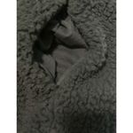 Victoria’s Secret Pink Women's Half Zip Pullover Sherpa Hoodie Black Size Medium Black Photo 8