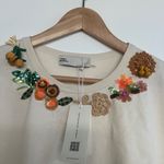 Tory Burch  Embellished Cotton T-shirt - Size XL - NWT New Photo 6