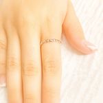 Antian Accessories™ 925 Silver Heart Ring Size 8 Gold Photo 1