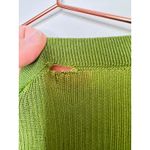 ATLEIN Green Crewneck Sleeveless Knit Midi Layered Bodycon Sheath Dress Size XS Photo 8