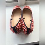 J.Crew  Red and Black Heart Pattern Flats Photo 1