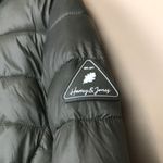 Harvey & Jones Women's Olive Green Nylon Long Line Hooded Puffer Coat Size XXL Photo 5