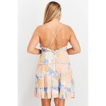 Forever 21  Floral Boho Patchwork Fairy Cottagecore Mini Dress Large Photo 7