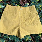 Maeve  The Colette High Rise Mustard Mini Shorts Size 26 NWT Photo 0