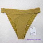 NEW Rhythm.X Free People Paisley Hi String Bikini Bottoms‎ size S Pistachio Green Photo 1