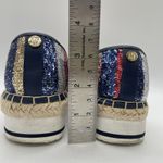 Tommy Hilfiger  Womens 6.5‎ Shoes Flats Corliss 2 American Flag Sequin Espadrille Photo 4
