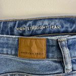 American Eagle  Mom Straight Jeans Size 4 Regular Stretch Photo 5