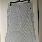 J.Crew  size 12 Blue/ white striped skirt. Like new. Photo 1