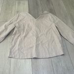 Faherty linen organic long sleeve beige neutral lightweight top size large L Tan Photo 1