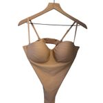 SKIMS New without tags Body Molded Underwire Thong Bodysuit Large in Clay Photo 0