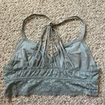 Aerie  American eagle blue Green lace delicate Strappy bralette Womens Size XL Photo 1