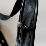 Leather Crossbody Bag Black In Vintage Classic Style Photo 9