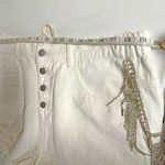 *NEW* Savannah Jane Rhinestone Denim Shorts White Size 1X Photo 7