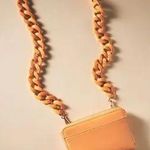 Anthropologie NWT  Cha Crossbody Bag - Orange Photo 0