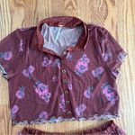 Free People NWOT Florence floral Mesh skirt and crop top Set size medium Photo 10