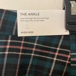 Ann Taylor NWT  Green Red Plaid Straight Leg “The Ankle” Pants Size‎ 14 Photo 2