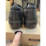 Clarks COLLECTION Womens Cora Poppy Slip On Comfort Dress Shoe Size 8 Black Wide Photo 5