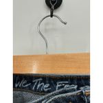 We The Free Free People Denim Skirt Women 26 Raw Hem Festival Concert Boho Photo 3