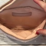 Stoney Clover Lane Sherpa Cozy Rose Fanny Pack with Blanc Glitter Heart Photo 6