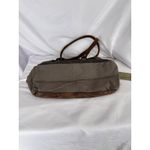 J Brand Mod Brand‎ Canvas Leather Trim Satchel Shoulder Bag Everyday Purse Photo 3